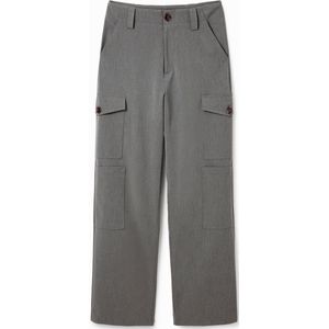 Desigual Straight Fit Cargobroek Grijs