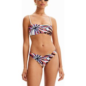 Tropische bandeau bikinitop