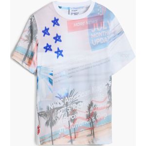 Bedrukte T-shirt American Magic