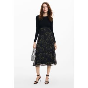 Floral midi-jurk M. Christian Lacroix