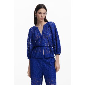 Geperforeerde blouse