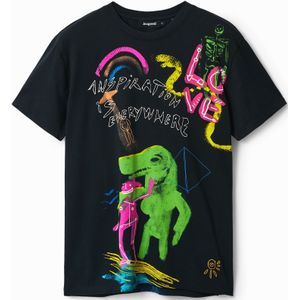 T-shirt met korte mouwen dino