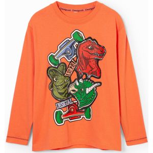 Desigual - Dinosaurussen T-shirt - Lange Mouwen