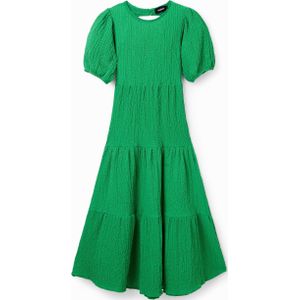 Midi-jurk met rugdecolleté