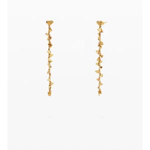 Zalio vergulde waterval oorbellen