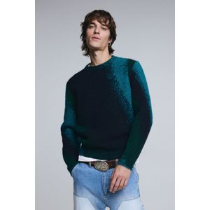 Jacquard-splattertrui