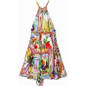 Korte jurk arty ansichtkaarten Stella Jean