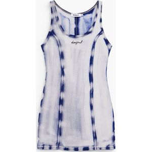 Kort gewassen effect jurk