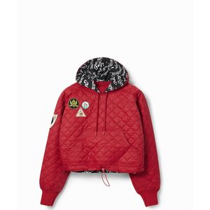 Sweater - Gewatteerd - Groen - Gerecycled Polyester - Relaxed Fit