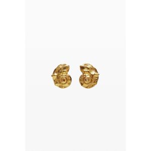 Oorbellen schelp verguld Zalio