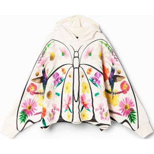 Oversized sweatshirt met vlinder