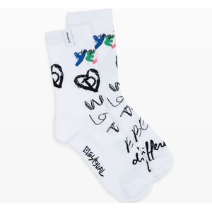 Sokken met letterlogo