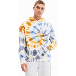 Sweatshirt met tie-dye ufo