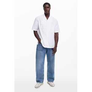 Kortemouw overhemd met lettering Botter