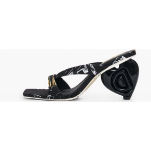 Desigual - Sandalen - Multicolor - Haksandaal met Hartjesprint