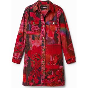 Blousejurk - Gebloemd - Lange Mouwen - Natuur- en Fantasieprint