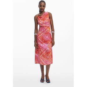 Multicolor bandana jurk