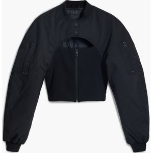 Gecombineerde bomberjack met corset Maitrepierre