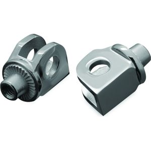 Kuryakyn Splined Peg Adapter Kawasaki Front Chrome - 8813