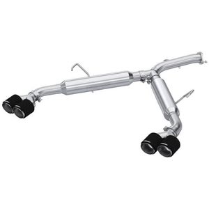 MBRP 2022-2023 Kia Forte GT 1.6L Turbo2.5in Axle-Back Dual Split Rear w/ Quad Carbon Tips - PS47113CF