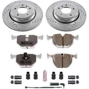 Power Stop 01-06 BMW 330Ci Rear Z26 Street Warrior Brake Kit - K5729-26