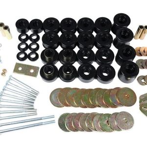 Energy Suspension 91-97 Toyota Land Cruiser FJ80 Body Mount Set w/ Hardware - Black - 8.4113G
