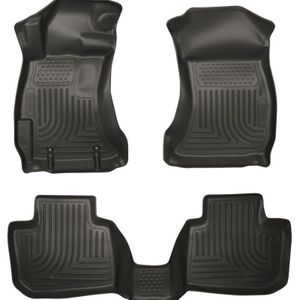 Husky Liners 14 Subaru Forester Weatherbeater Black Front & 2nd Seat Floor Liners - 99881