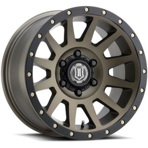 ICON Compression 17x8.5 5x5 -6mm Offset 4.5in BS 71.5mm Bore Bronze Wheel - 2017857345BR