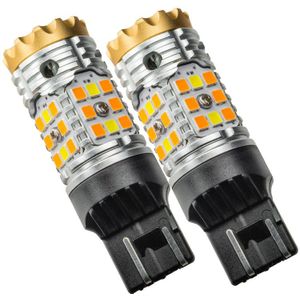 Oracle 7443-CK LED Switchback High Output Can-Bus LED Bulbs - Amber/White Switchback - 5111-023