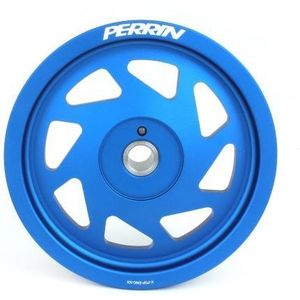 PERRIN 2022 BRZ/86 / 19-22 Subaru WRX Lightweight Crank Pulley (FA/FB Eng w/Small Hub) - Blue - PSP-ENG-106BL