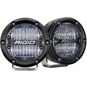 Rigid Industries 360-Series 4in LED SAE J583 Fog Light - White (Pair) - 36120