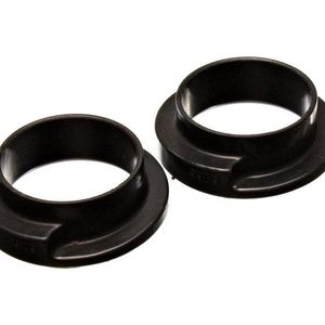 Energy Suspension Universal 2-3/16in ID 3in OD 1in H Black Coil Spring Isolators (2 per set) - 9.6115G