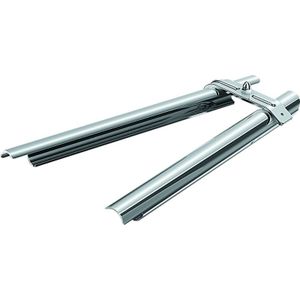 Kuryakyn Downtube Covers 00-06 Softail Chrome - 7853