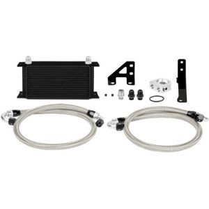 Mishimoto 15 Subaru STI Thermostatic Oil Cooler Kit - Black - MMOC-STI-15TBK