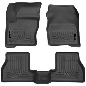 Husky Liners 2012 Ford Focus (4DR/5DR) WeatherBeater Combo Black Floor Liners - 98771