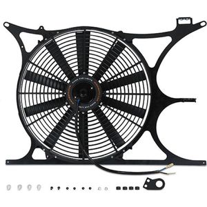 Mishimoto 92-99 BMW E36 Performance Alum. Fan Shroud Kit w/Elec. Fan Controller (NPT & Probe Incl.) - MMFS-E36-92K