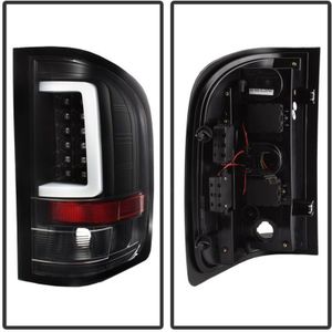 Spyder 07-13 Silverado (Will Not Work w/2010 921 Bulb) V3 LED Tail Lghts Blk ALT-YD-CS07V3-LBLED-BK - 5084088