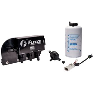 Fleece Performance 17-24 Ford F250-550 Powerstroke Under Bed Fuel Filter Assembly - FPE-FMC-UBFA-1724