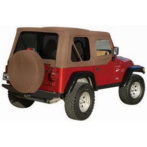 Rampage 1997-2006 Jeep Wrangler(TJ) OEM Replacement Top - Military Khaki (Dark Green) - 99536