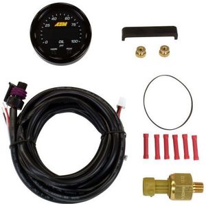 AEM X-Series Pressure 0-100psi Gauge Kit - 30-0301