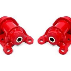 BMR 98-02 Chevrolet Camaro Motor Mount Kit (Steel) w/ Poly Bushings - Red - MM340R