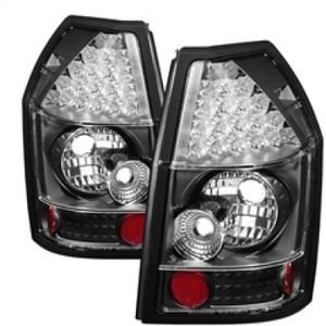 Spyder Dodge Magnum 05-08 LED Tail Lights Black ALT-YD-DMAG05-LED-BK - 5002365
