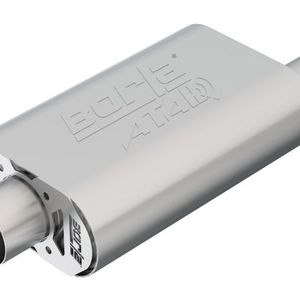 Borla CrateMuffler SBC Hot 350/383 3 inch Offset/Center 14in x 4.35in x 9in Oval Muffler - 400844