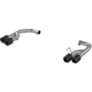MBRP 18-21 Ford Mustang GT 5.0L T304 SS 2.5i Axle-Back, Dual Rear Exit with Quad CF Tips - PS72113CF