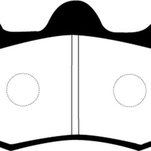 EBC 10+ Lotus Evora 3.5 Redstuff Front Brake Pads - DP3036C