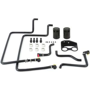 Mishimoto 15-17 Ford F-150 2.7L EcoBoost Baffled Oil Catch Can - Black - MMBCC-F27T-15SBE