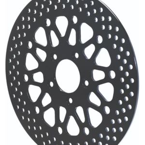 Wilwood Rotor-Rear-Harley-Davidson Motorcycle 2000-07 Black Finish 11.50 x .196 - 5 on 3.25in - 160-10665-BK