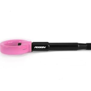 PERRIN 15-21 Subaru WRX/STI Tow Hook Kit (Rear) - Hyper Pink - PSP-BDY-252HP
