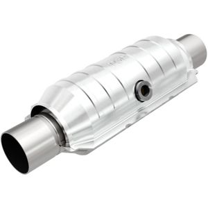 MagnaFlow Conv Univ 2in Inlet/Outlet Center/Center Round 11in Body L x 5.125in W x 15in Overall L - 51354