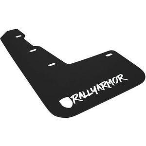 Rally Armor 15-21 Subaru WRX/STI Black Mud Flap White Altered Font Logo - MF32-UR-BLK/WH-X